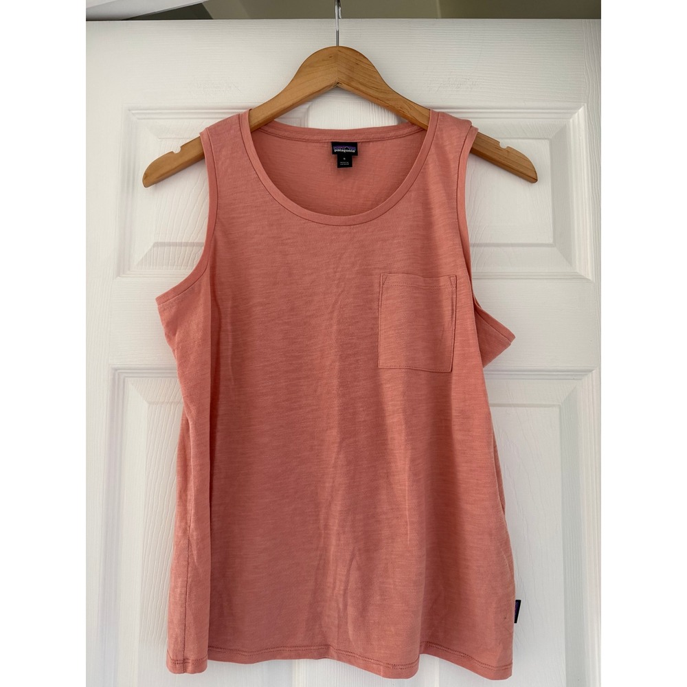Patagonia Womens Orange Racerback Tank Top